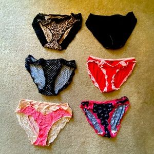 Soma Panties - 6 pair - size XL